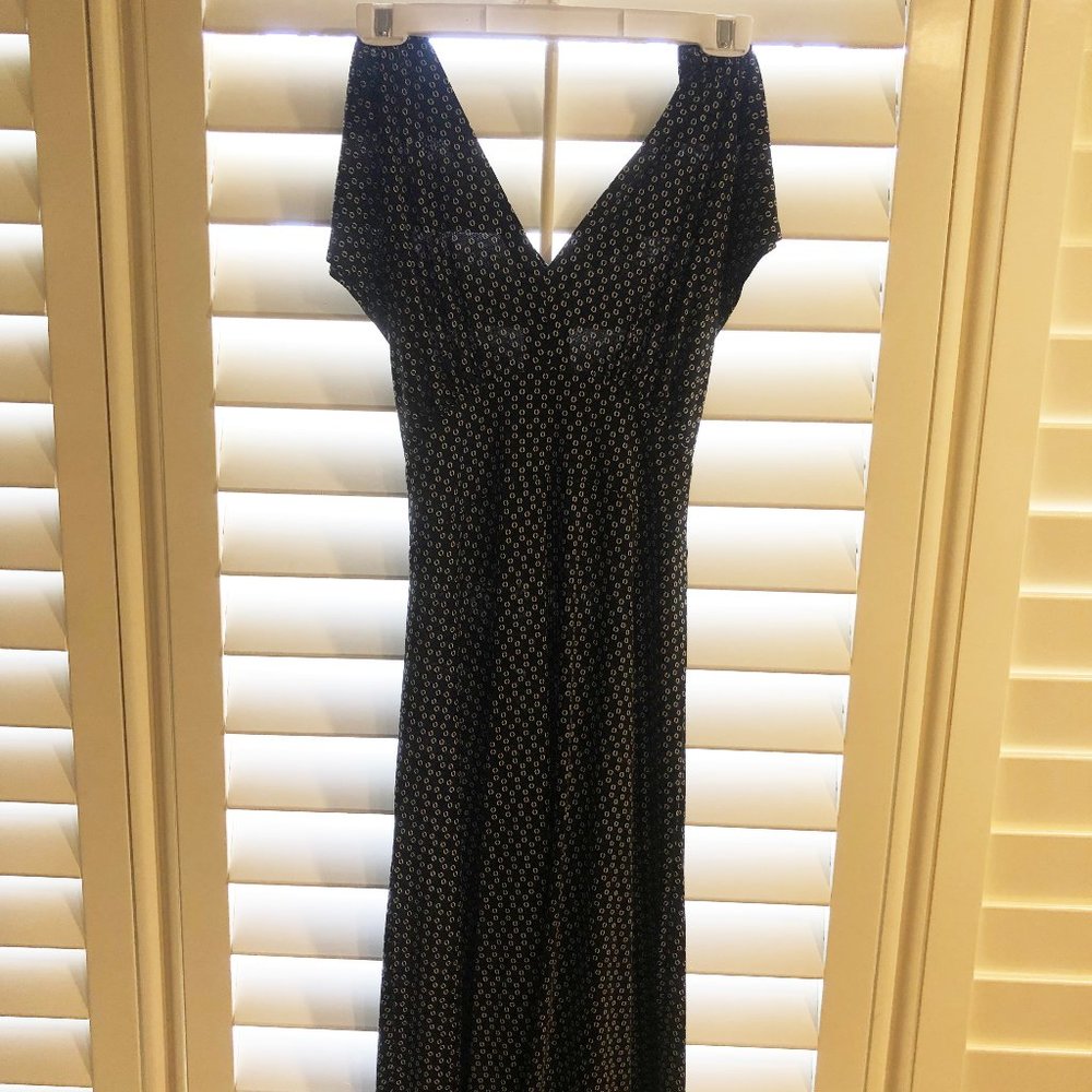 BR Blue and white dress